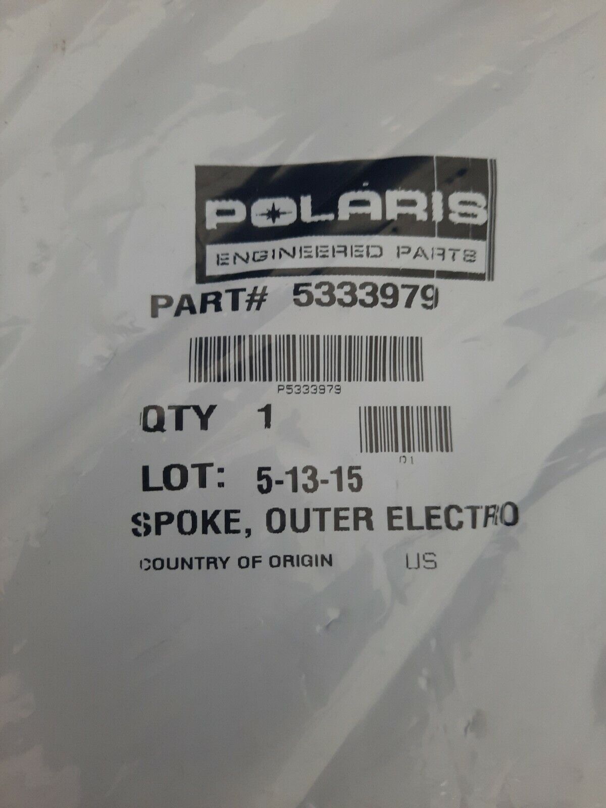 NEW VICTORY POLARIS - SPOKE-OUTER ELECTRO 16" /  5333979