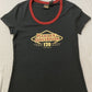 NEW GENUINE HARLEY DAVIDSON 96694-23VW Women's 120th Black Knit Tee S