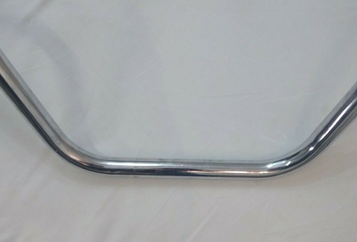 Chrome Motorcycle Handlebars 7/8" Width / 9" Handle Length / Full Length 38"