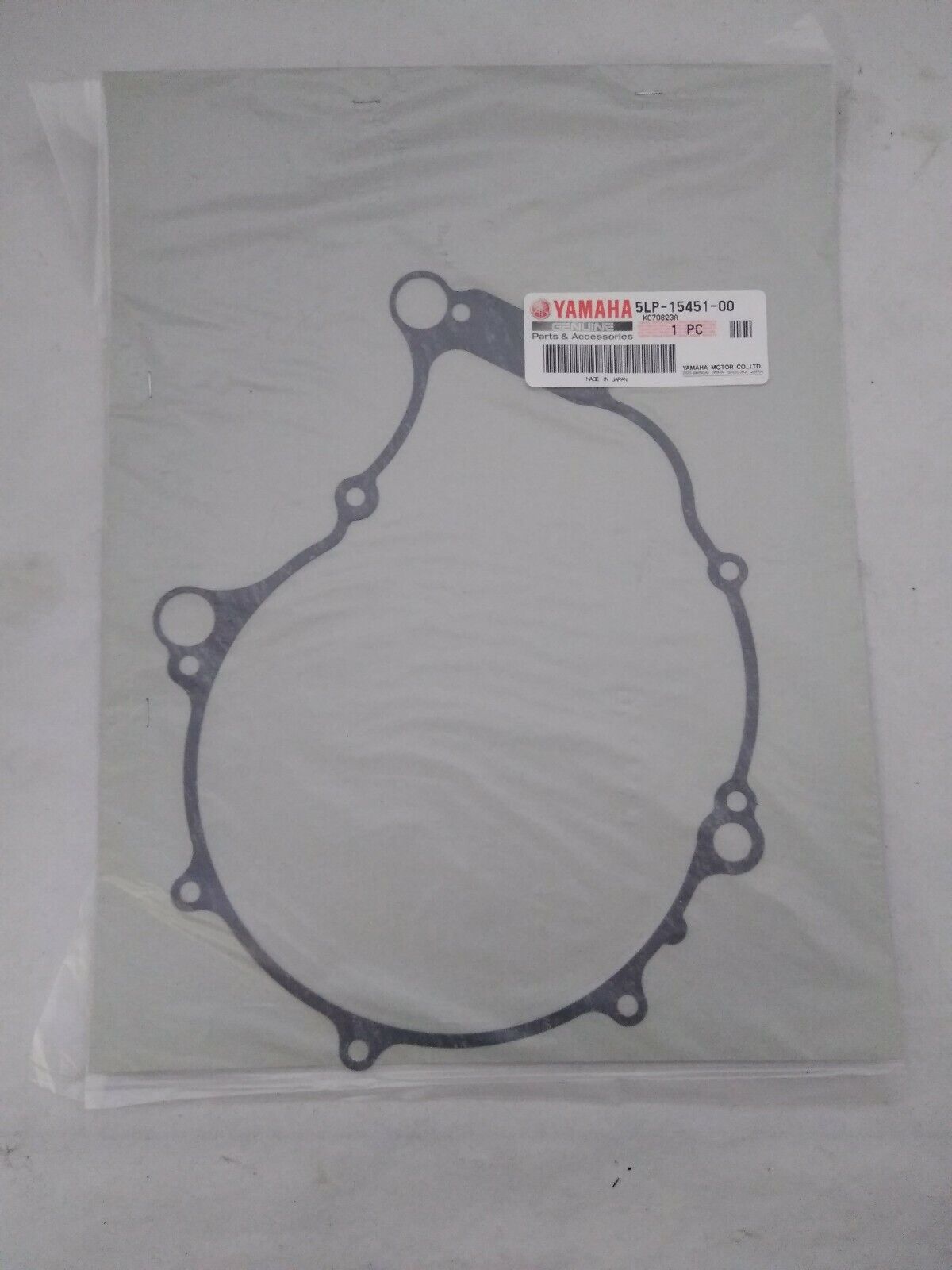 NEW Yamaha Crankcase Cover Gasket / 5LP-15451-00-00