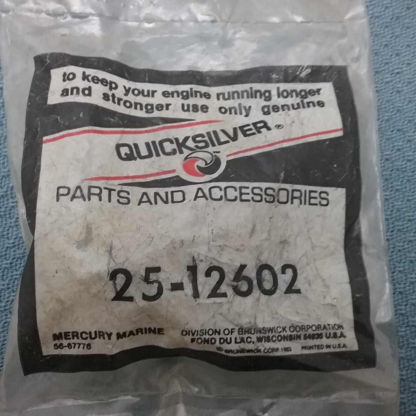 QTY3 NEW QUICKSILVER 25-12602 GROMMET MERCURY MARINER Force  OUTBOARD 9.9-200HP