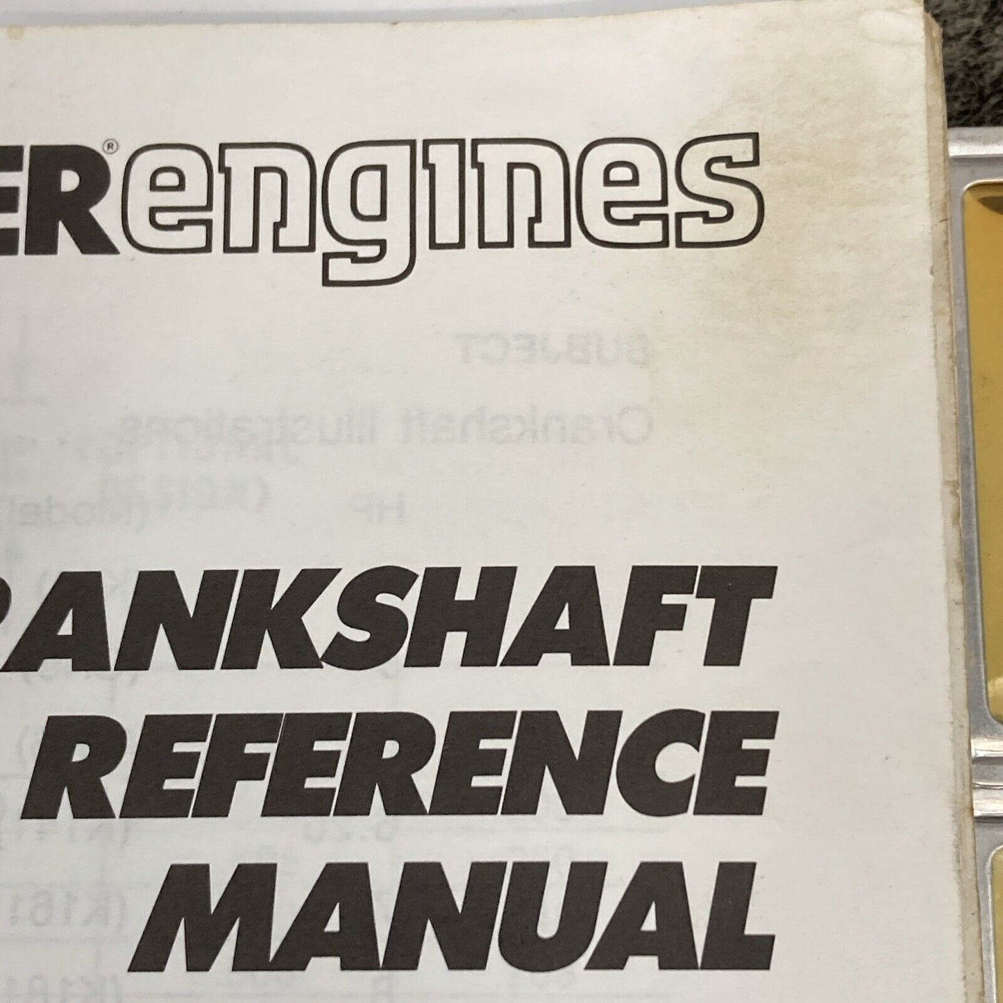 GENUINE KOHLER ENGINES REFERENCE & PARTS MANUALS