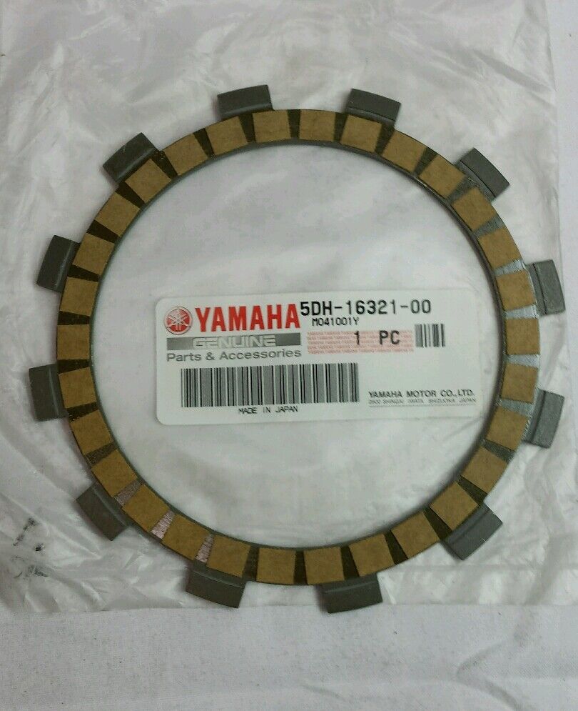 GENUINE YAMAHA Friction Plate 5DH-16321-00 1998-2013 Raptor,YZ125,XT250,WR250F