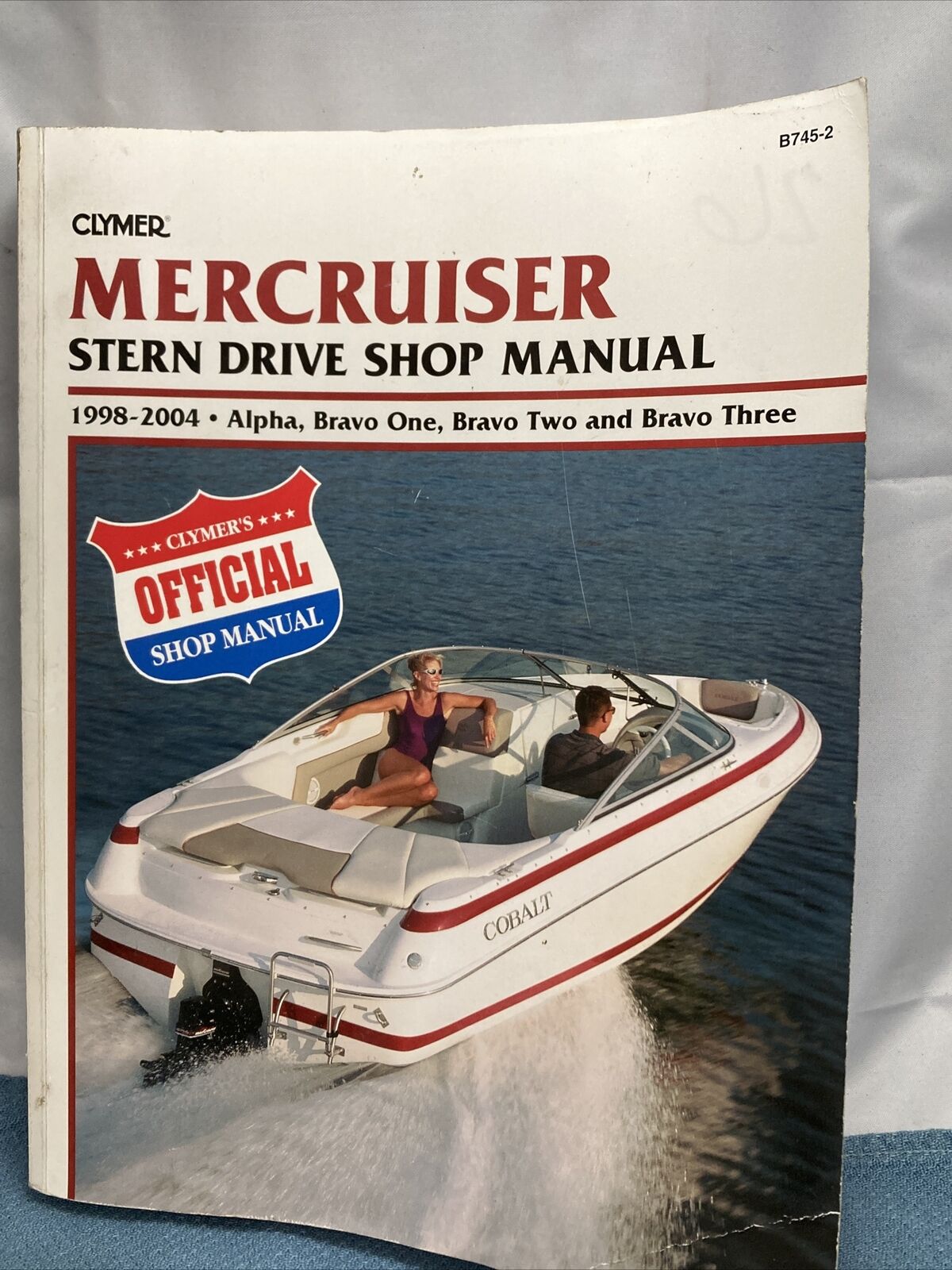 CLYMER MERCRUSIER B745-2 STERN DRIVE SHOP MANUAL 1998-2004 024185791492