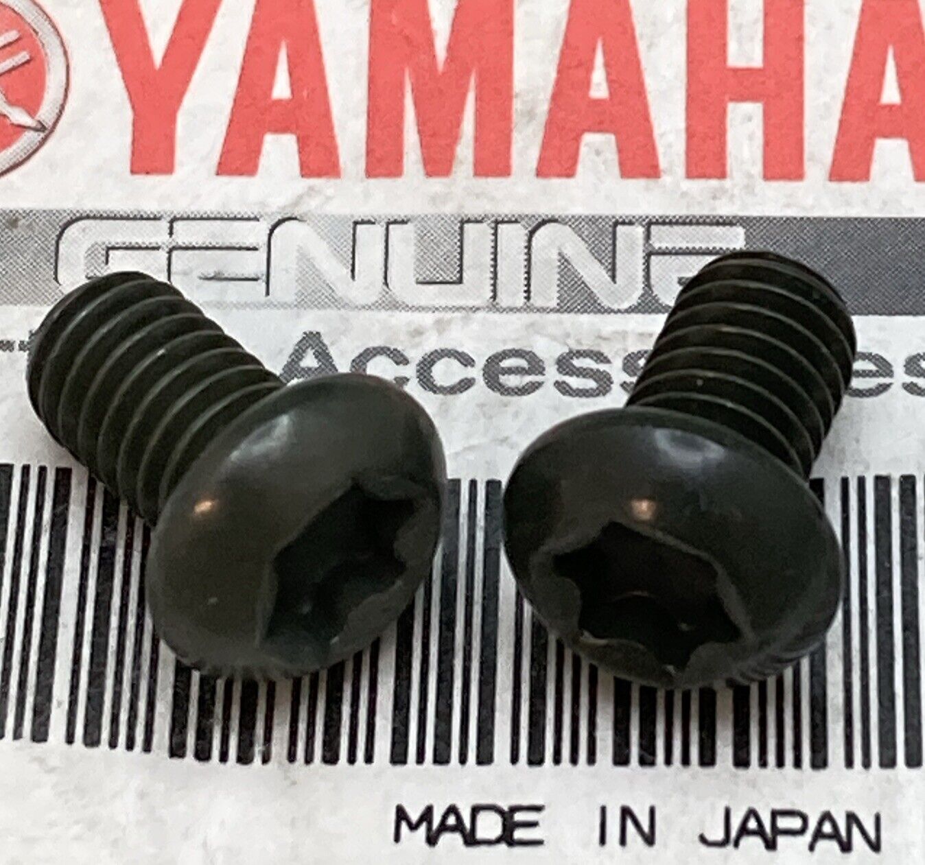 QTY 2 NEW GENUINE YAMAHA 90149-06250 ELECTRICAL Screw, Spec'l Shape