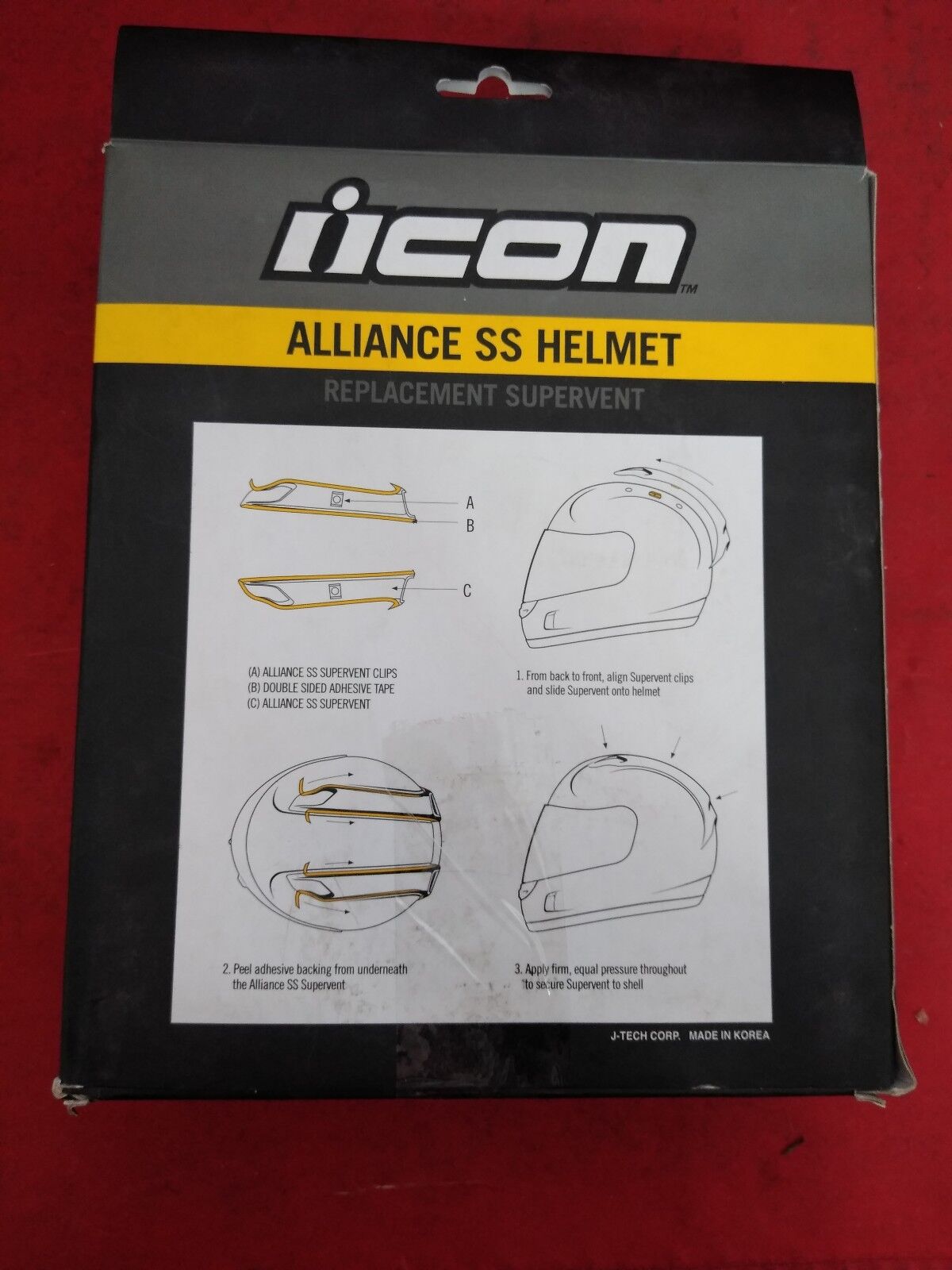 NEW Icon Alliance SS Helmet Replacement Supervent 01330213