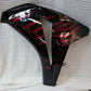 NEW HONDA LH Side Fairing CBR 1000 RR BLACK & CHERRY RED FLAME '08-'11