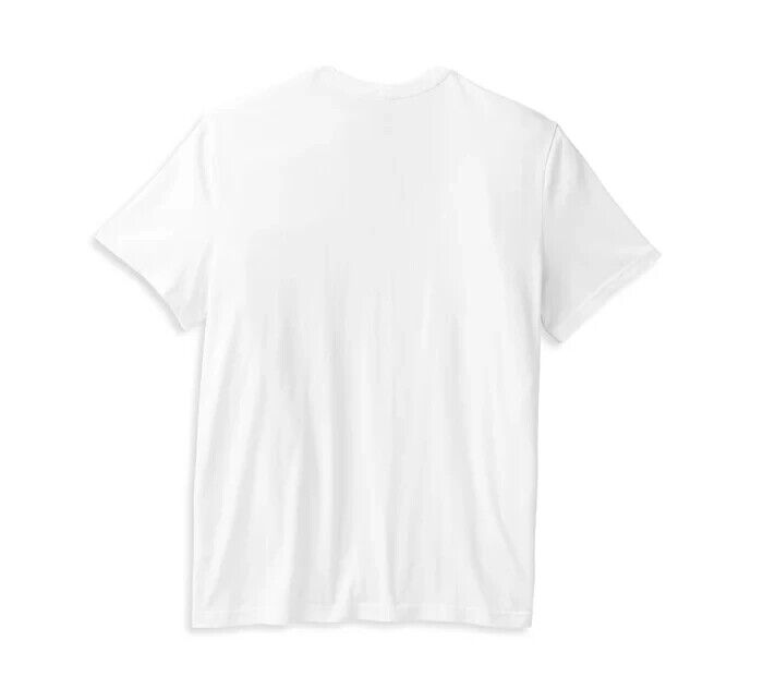 NEW GENUINE HARLEY DAVIDSON 96531-22VM Men's Oil Can White Knit Tee Sm