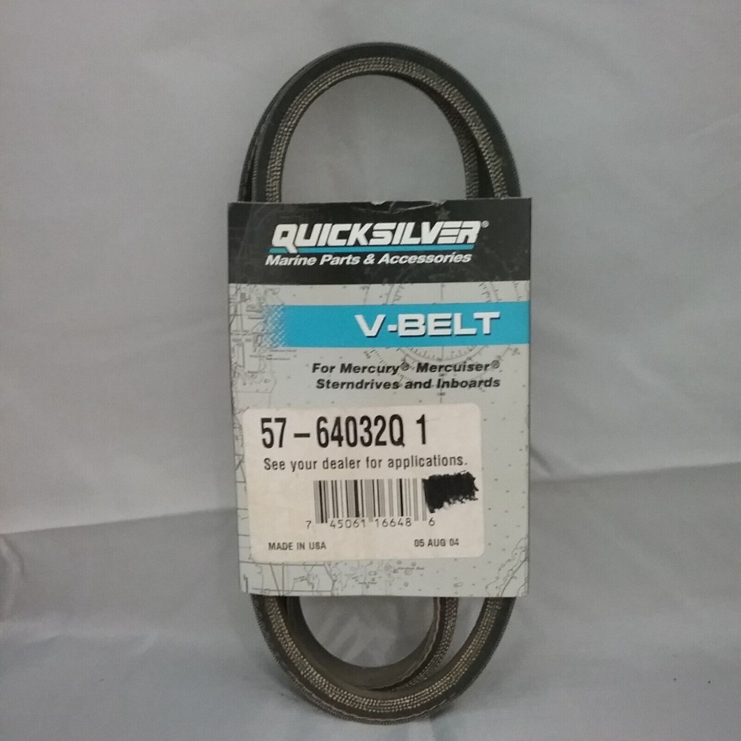 NEW QUICKSILVER 57-64032Q1 V BELT Mercruiser Sterndrive Diesel 4.2L