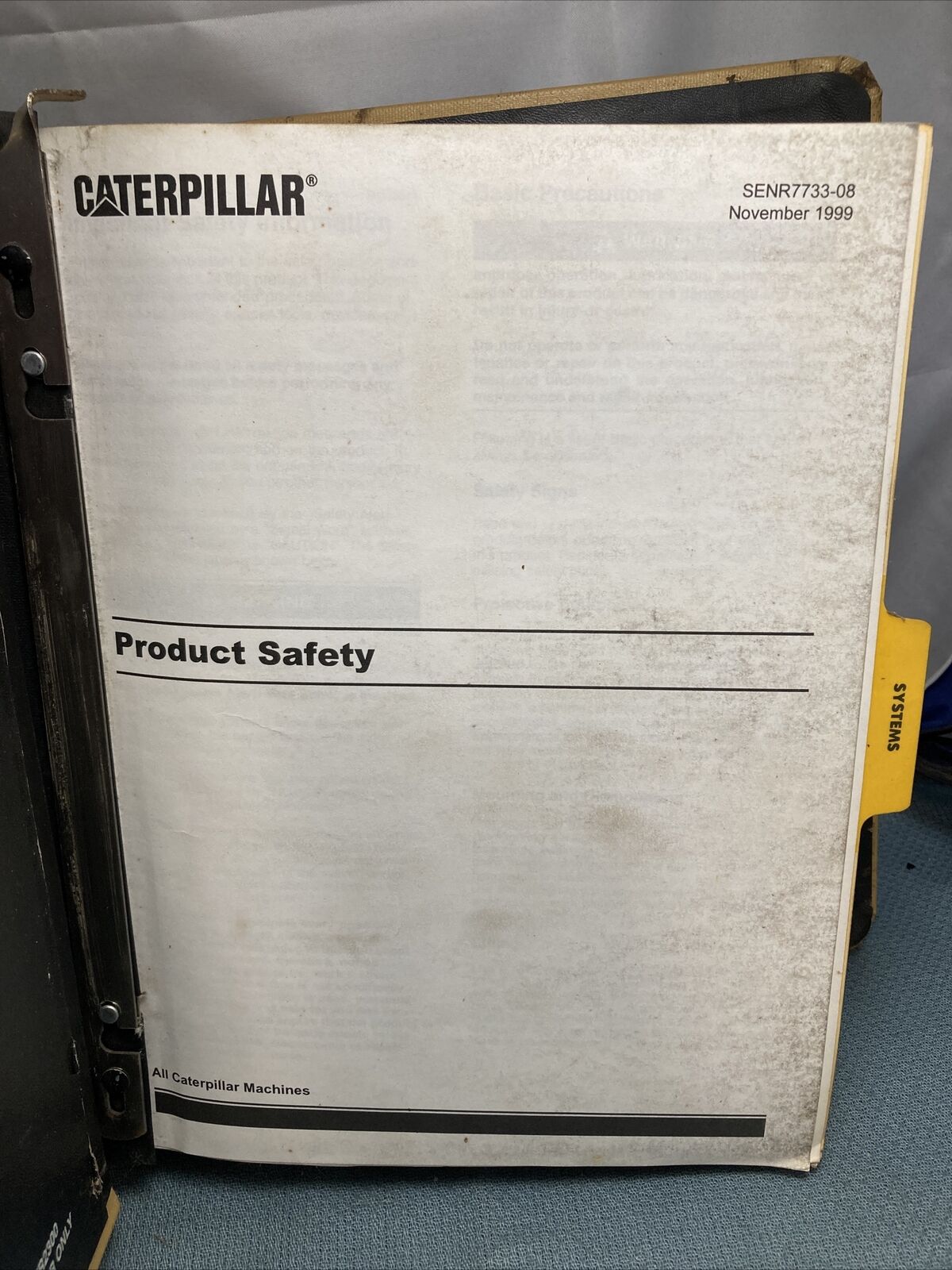 GENUINE CAT/CATERPILLAR SENR1925 SERVICE MANUAL 345B 345B L EXCAVATORS VOLUME II