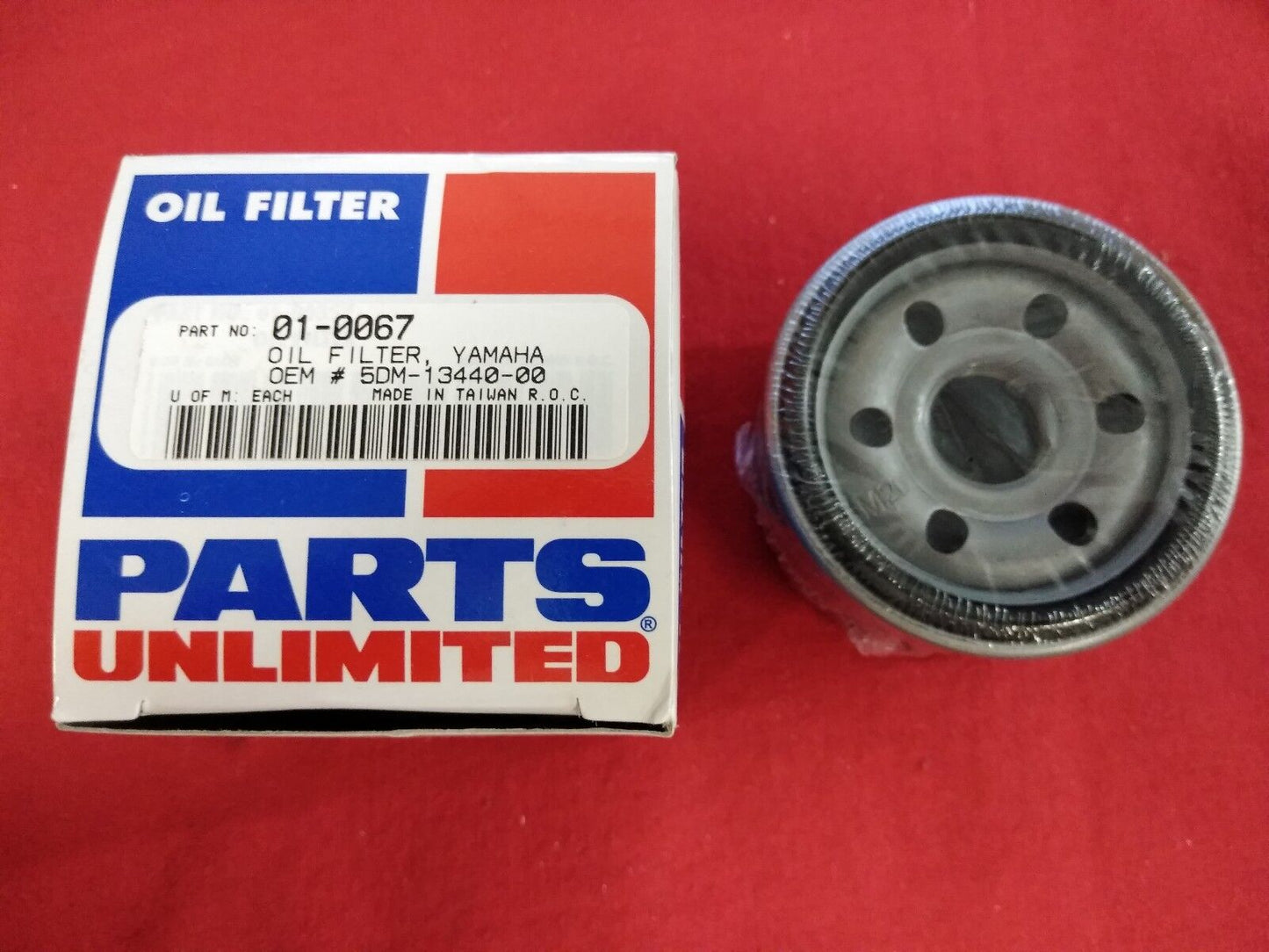 NEW Oil Filter Parts Unlimited 01-0067 / 5DM-13440-00 / FRAM P3604 / Yamaha
