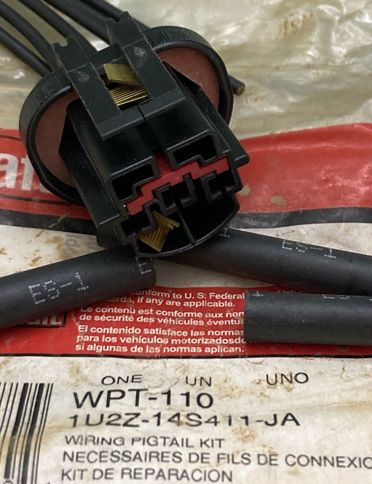 NEW GENUINE FORD MOTORCRAFT WPT-110 1U2Z-14S411-JA WIRING PIGTAIL KIT