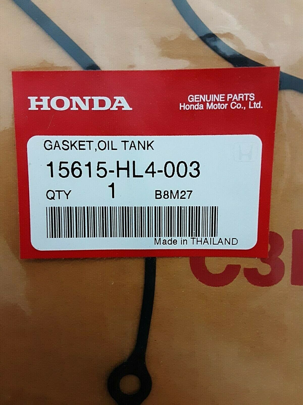 Genuine Honda Oil Tank Gasket PN 15615-HL4-003