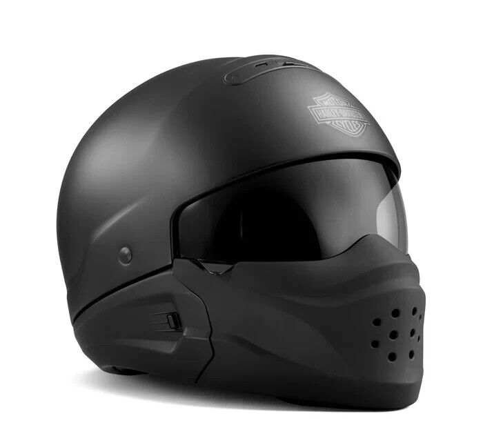 NEW HARLEY DAVIDSON 98193-17VX/022L Matte Black Pilot 3-in-1 X04 Helmet 2XL