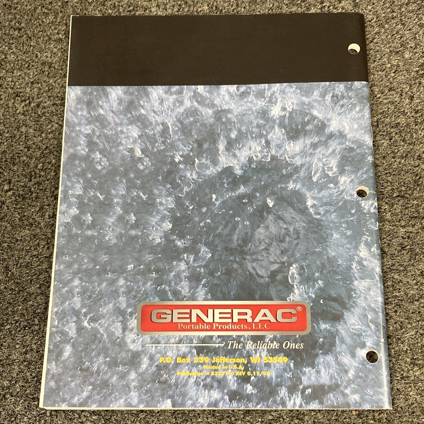 GENERAC B3277-0 PRESSURE WASHER FAMILIARIZATION & TROUBLESHOOTING GUIDE