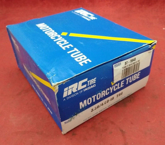 NEW IRC Motorcycle Tube 3.50/4.00-18 TR4 / 87-5948