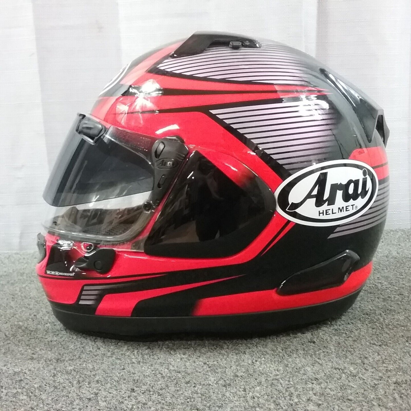 GENUINE ARAI CHASER X TOUGH RED XL 7 1/2-7 5/8