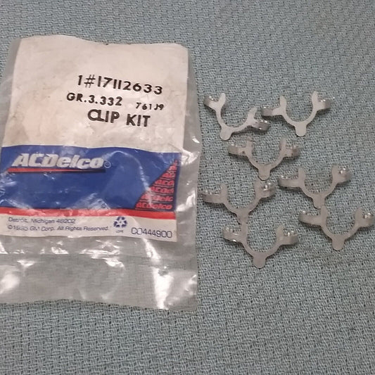 NEW ACDELCO 17112633 CLIP KIT, 7 CLIPS (MISSING 1) GM 17112633