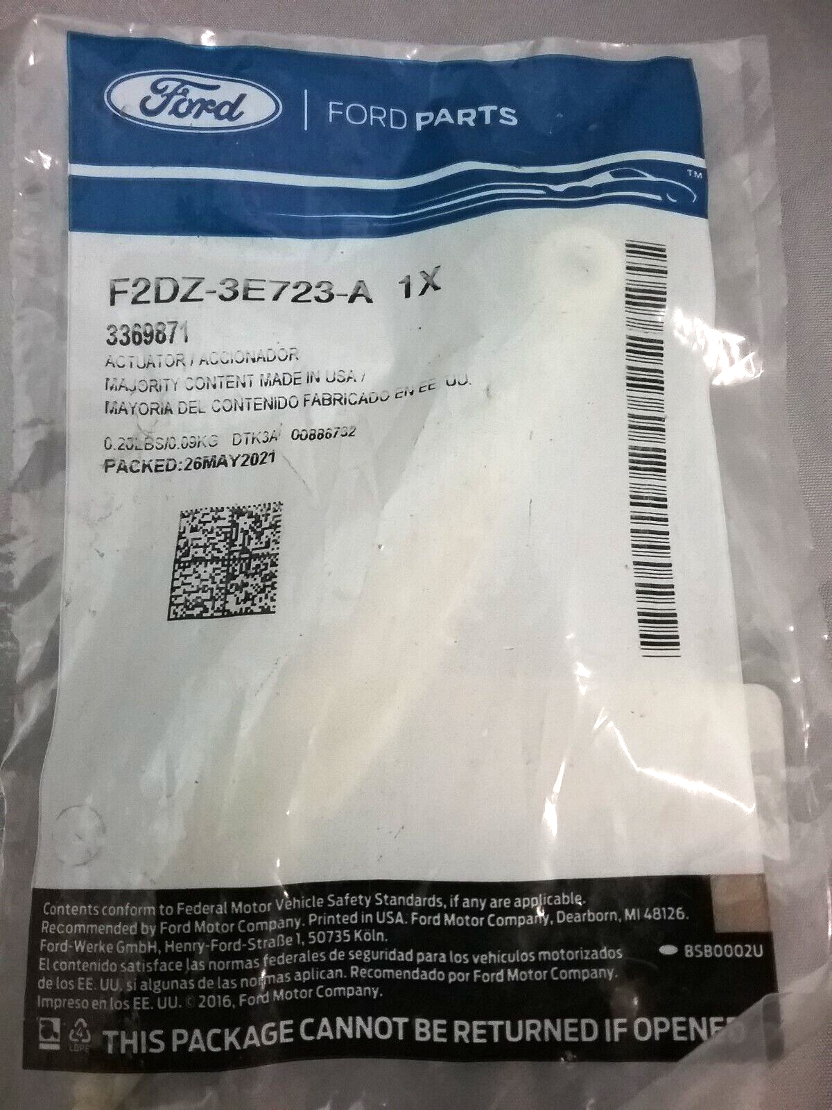 NEW GENUINE FORD F2DZ-3E723-A Actuator Assembly Aerostar Bronco Crown Vic 90-19