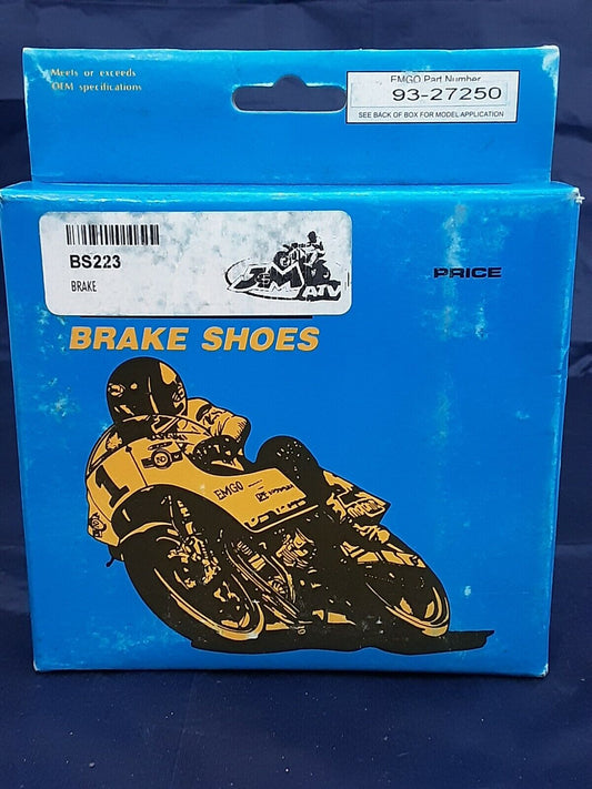 NEW EMGO BRAKE SHOES 93-27250 YAMAHA 183-25330-00