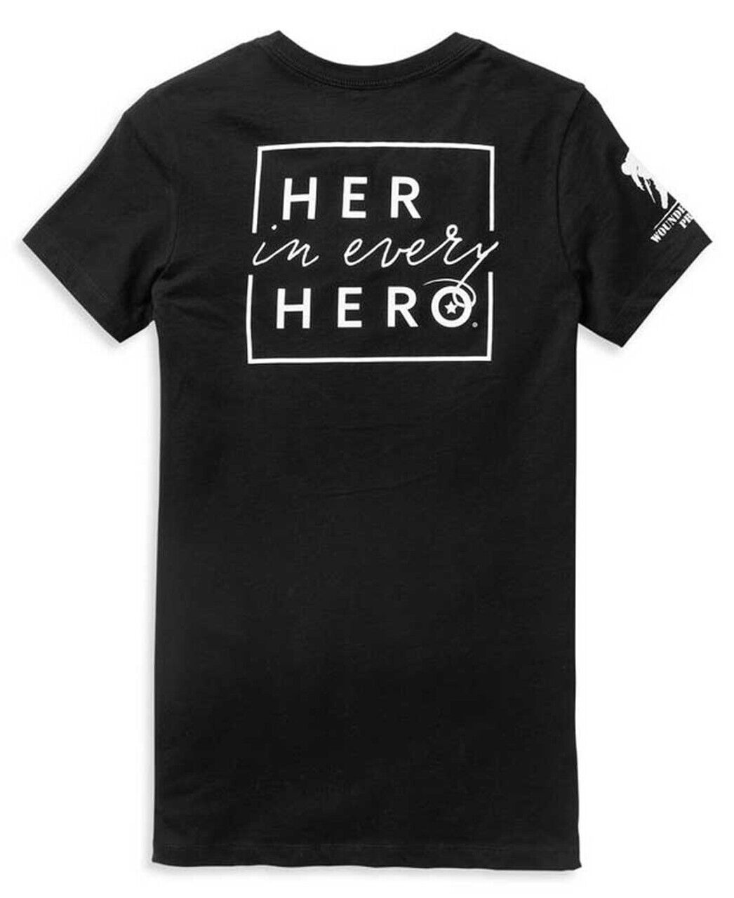 NEW HARLEY DAVIDSON 96469-22VW Women's Wounded Warrior Project Tee Black 2XL