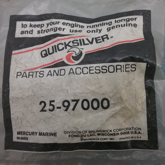 QTY4 NEW QUICKSILVER 25-97000 GROMMET RUBBER Mercury Outboard 35-115HP