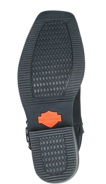 NEW HARLEY DAVIDSON D87243 SIZE 9.5 WOMENS KORSEN BLACK 7" FASHION HARNESS BOOTS