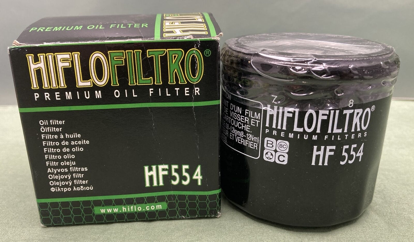 NEW GENUINE HIFLOFILTRO HF554 OIL FILTER