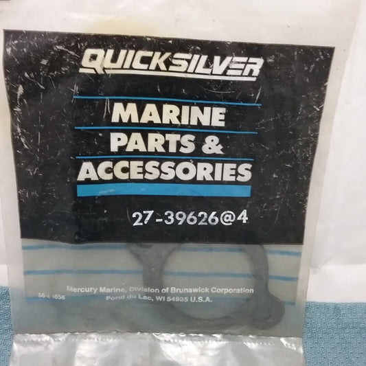 QTY4 NEW QUICKSILVER 27-39626 GASKET Mercury Outboard 20-200HP