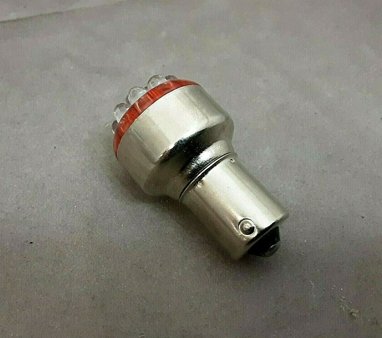 CandlePower LED1156 RED 12 Volt Replacement Turn Signal Bulbs LED Red