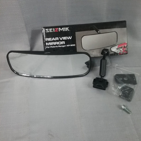 NEW SEIZMIK 18054 REARVIEW MIRROR 10"X4" VIEWING AREA POLARIS RANGER XP 900