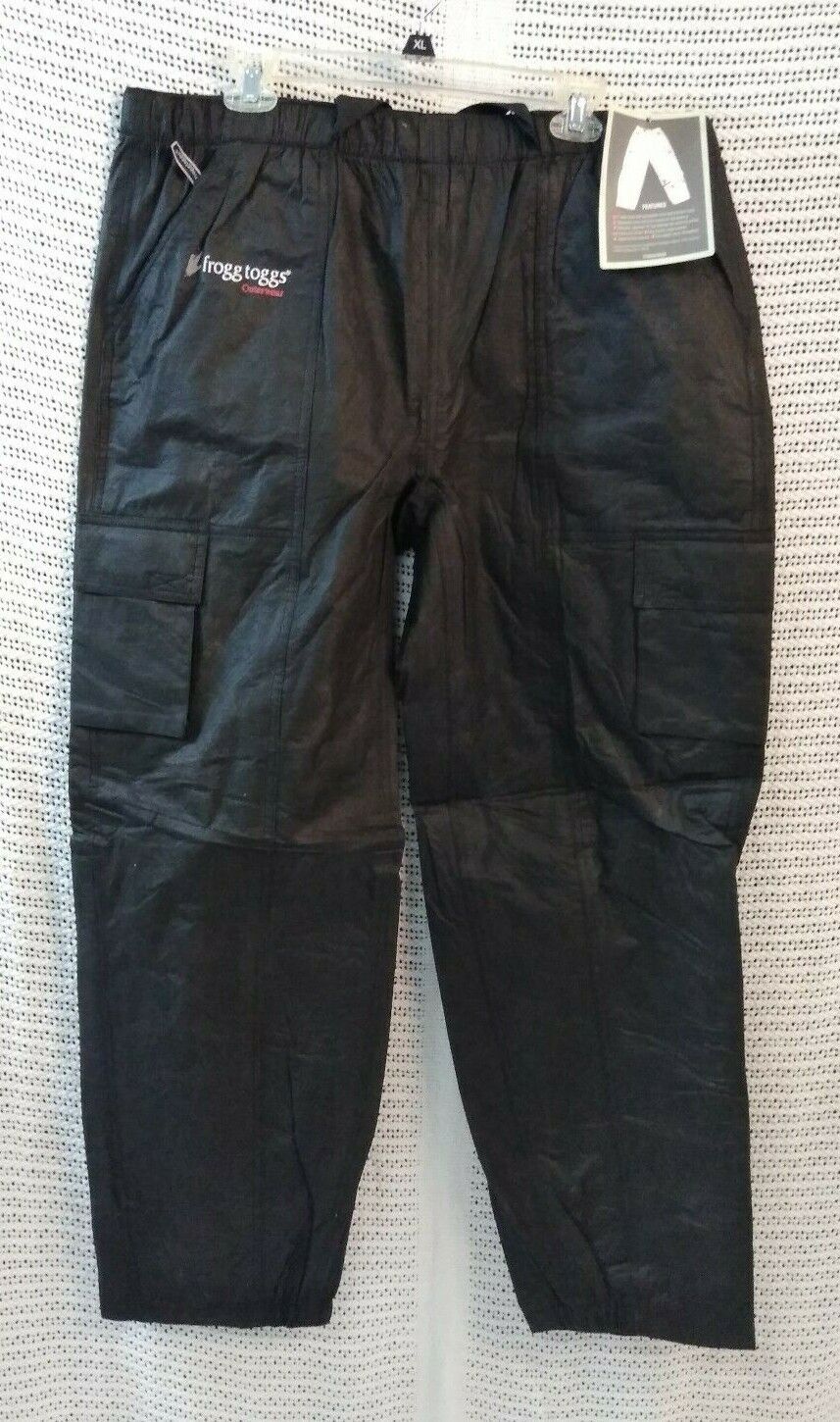 NEW Frogg Toggs Tekk Toad Cargo Water-Resistant Rain Pant TT6059-01 / Women's XL