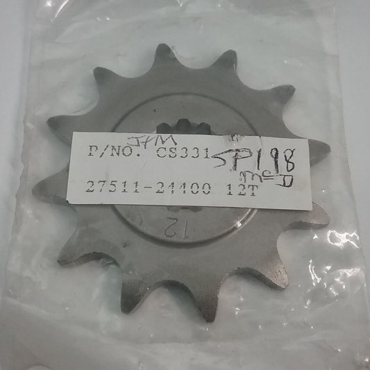 NEW J&M CS331 SPROCKET, ENGINE 12T SUZUKI 27511-24400 LT185 QuadSport LT250