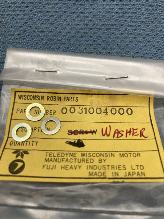 QTY 3 NEW GENUINE WISCONSIN SUBARU ROBIN TELEDYNE 003-10040-00 WASHER