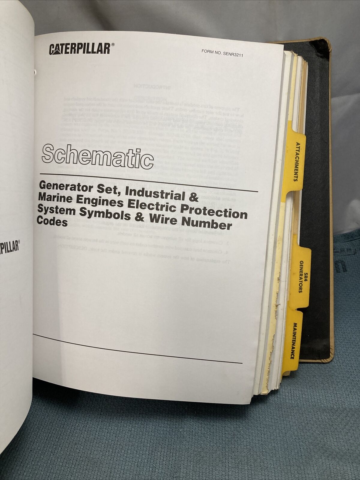 GENUINE CATERPILLAR SENR2557 SERVICE MANUAL 3406 & 3406B GENERATOR SET ENGINES