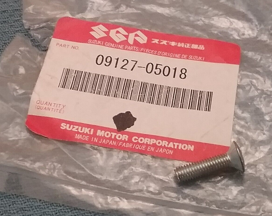 QTY 3 NEW GENUINE SUZUKI 09127-05018 FOOTREST SCREW 1987-2009