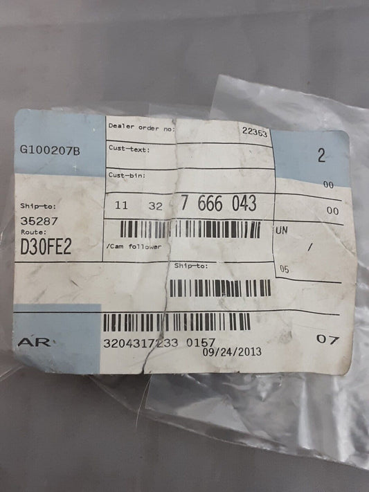 NEW GENUINE BMW 11327666043 CAM FOLLOWER 2.55MM K100RS K1100RS K1100LT K1200RS