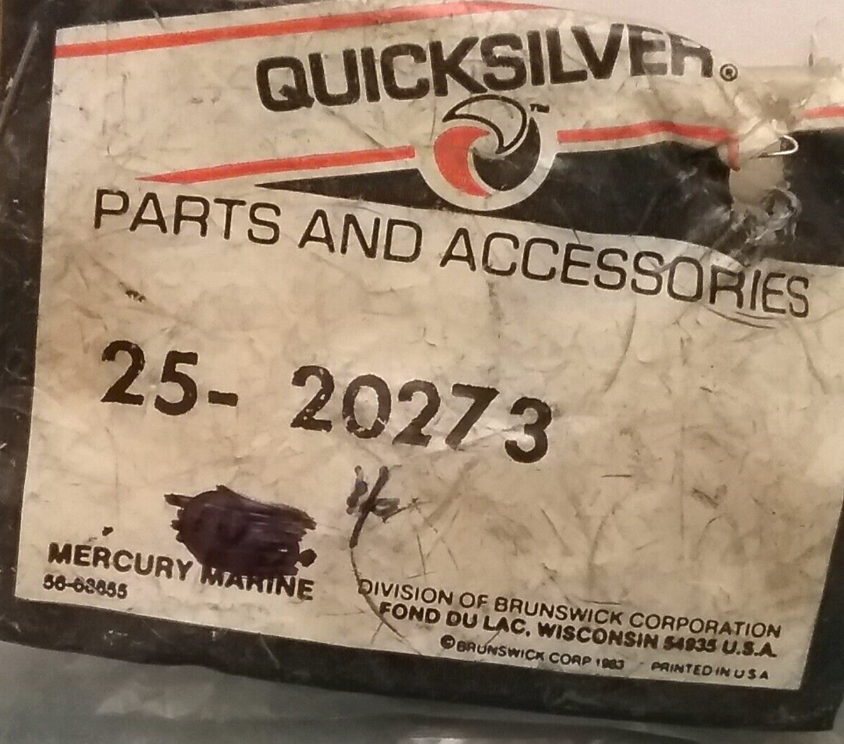 QTY3 NEW QUICKSILVER 25-20273 O-RING Mariner Mercury40-70HP