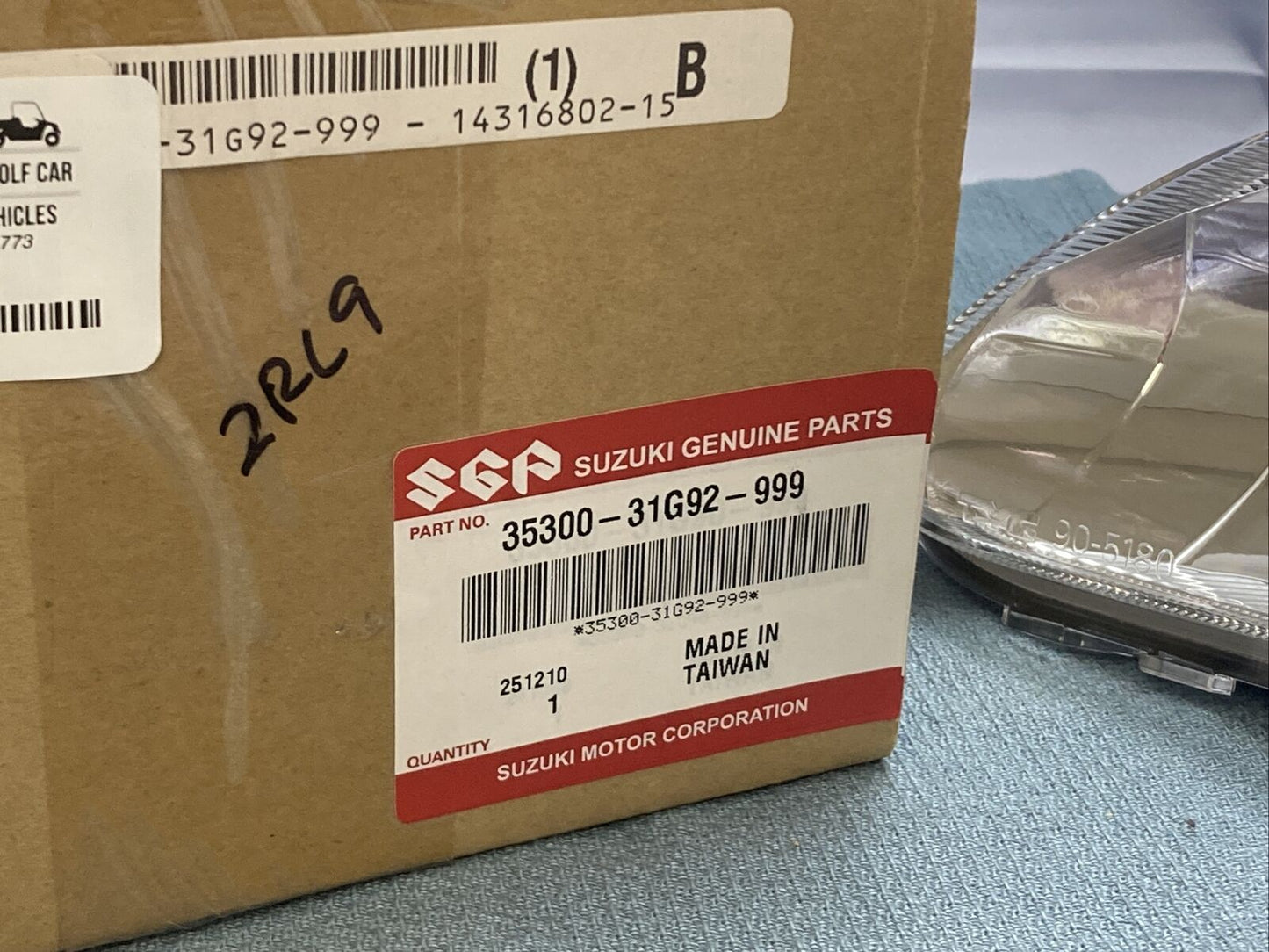 NEW GENUINE SUZUKI 35300-31G92-999 HEADLAMP ASSEMBLY, L