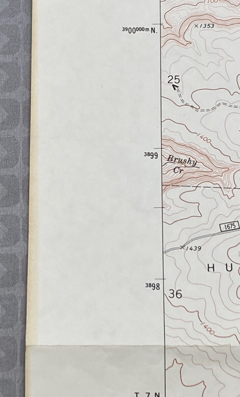 CHICKALAH MOUNTAIN WEST ARKANSAS MAP DMA 7354 III NW-SERIES V884