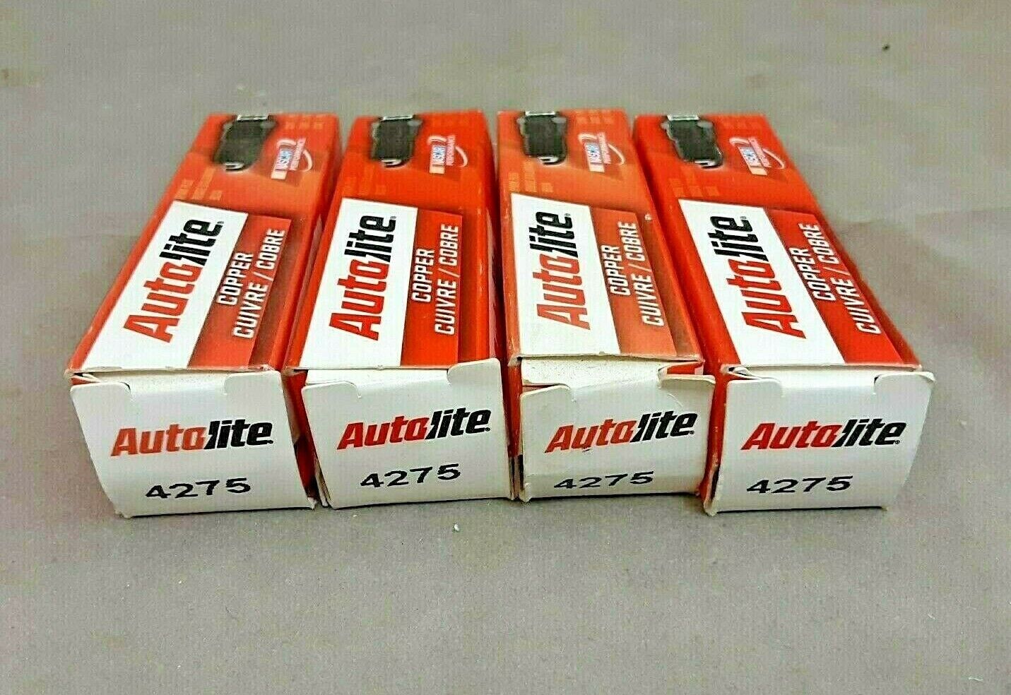 4275 Autolite Spark Plug Copper Core OEM (QTY 4)