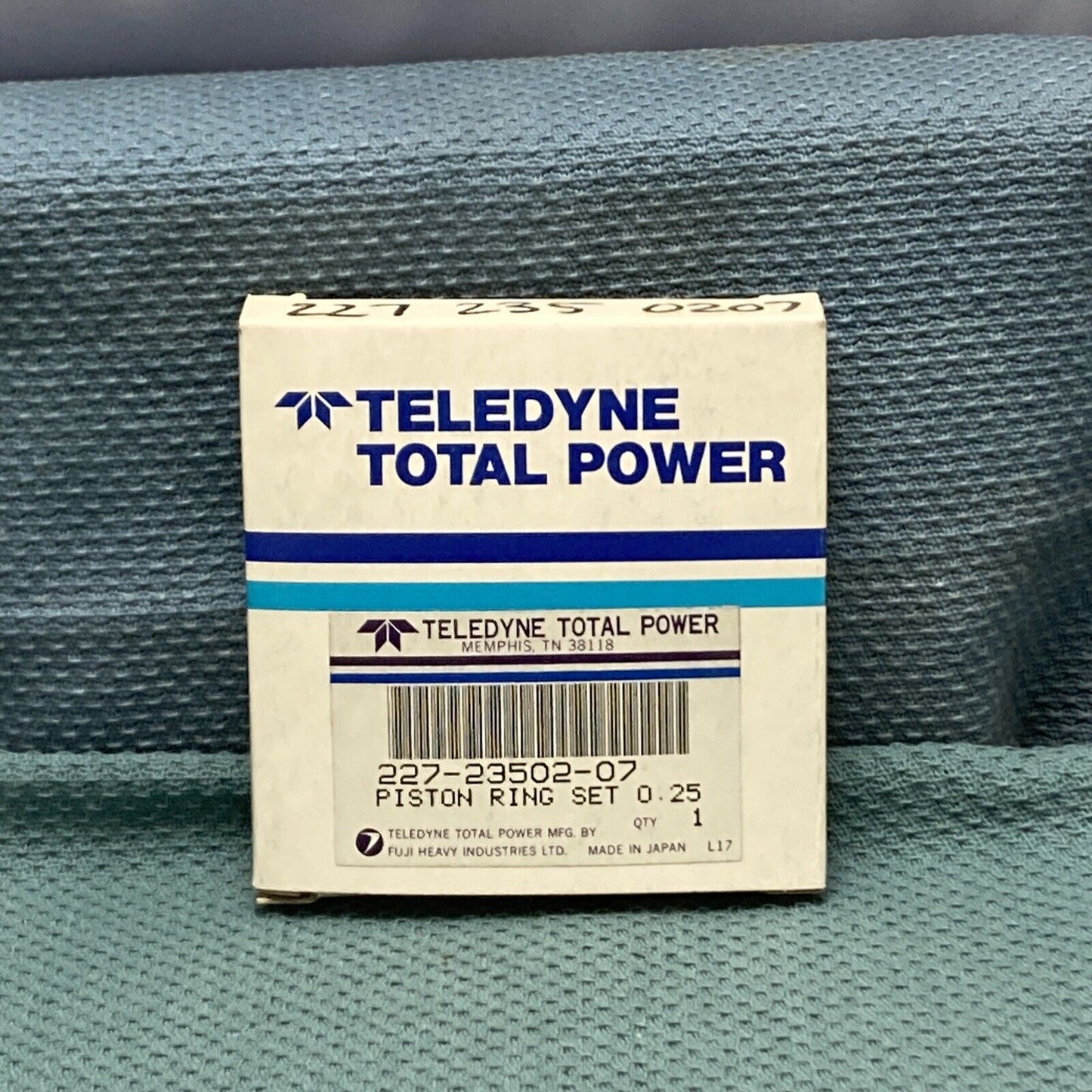 NEW GENUINE TELEDYNE TOTAL POWER 227-23502-07 PISTON RING SET