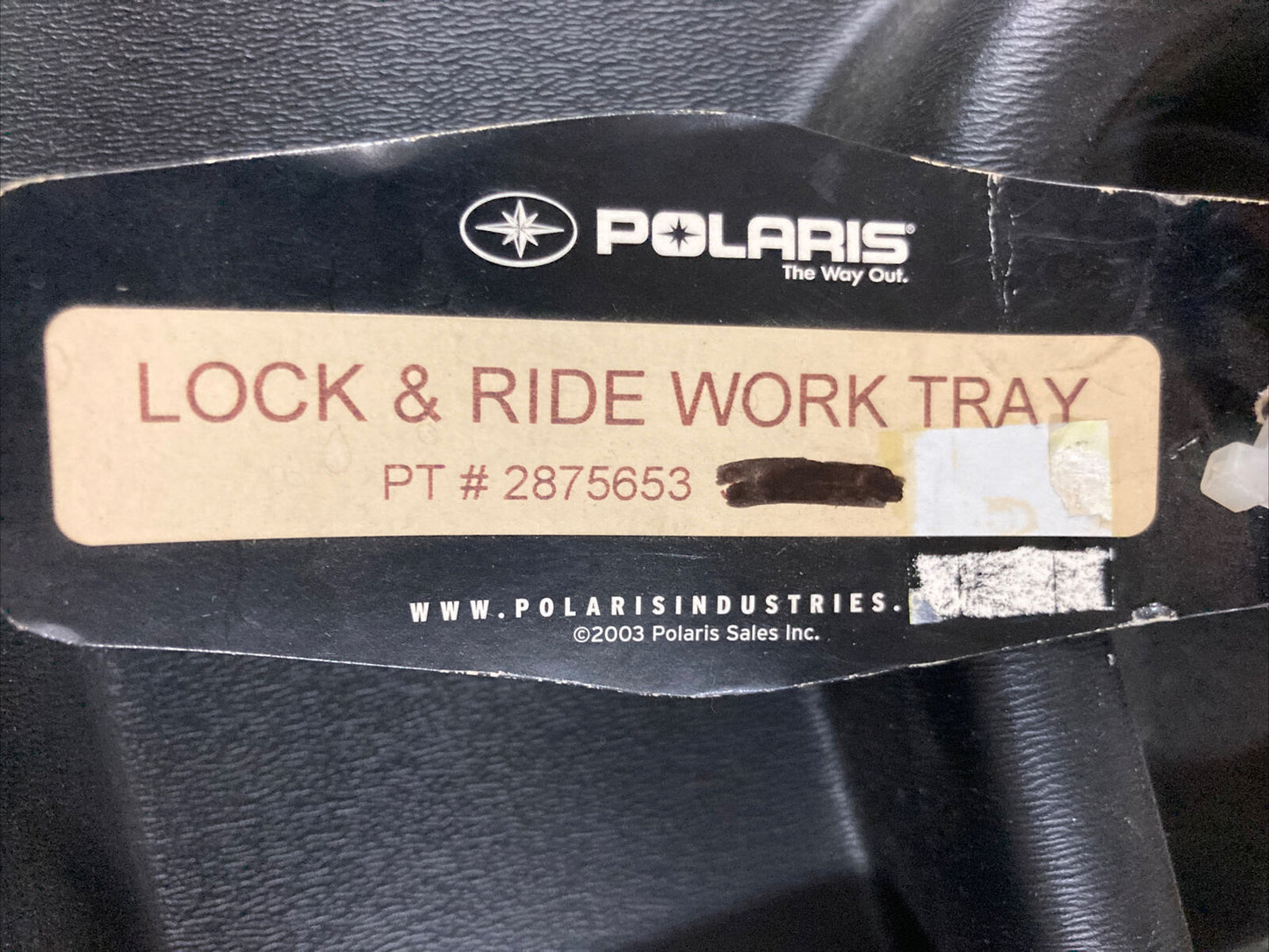 NEW GENUINE POLARIS 2875653 WORK TRAY, SPORTSMAN, REAR