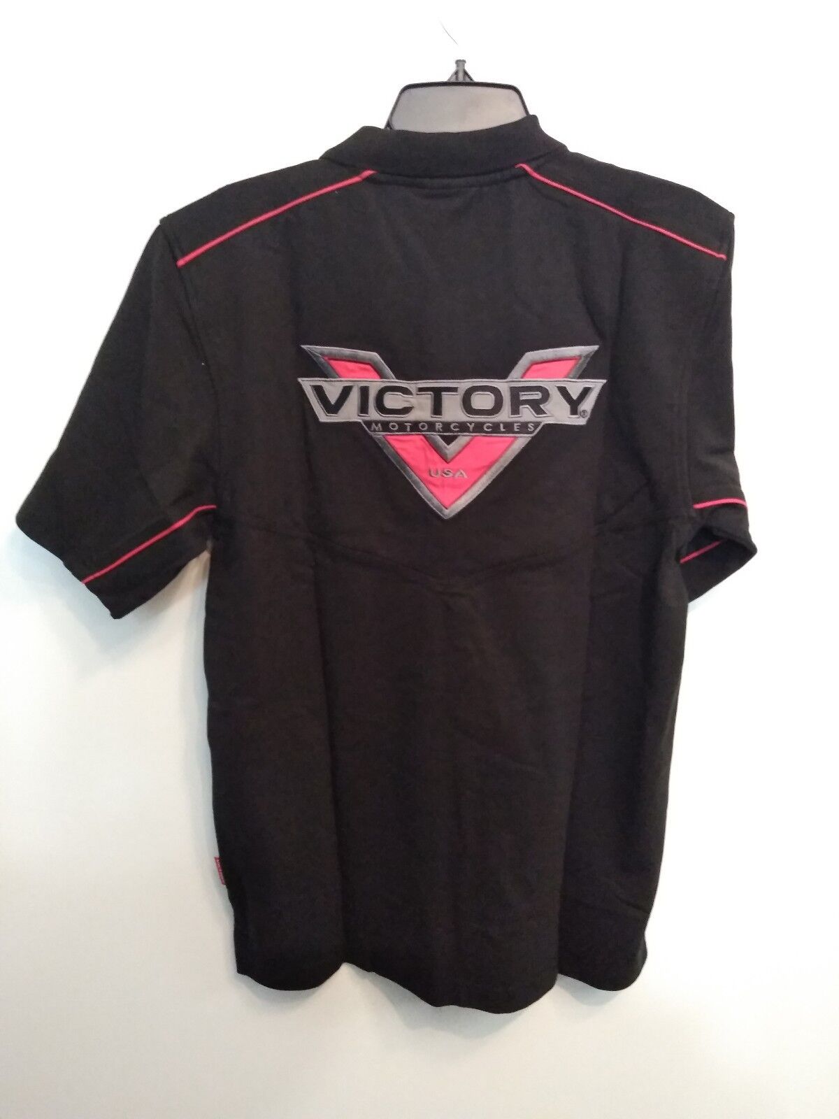 NEW VICTORY Black Polo Shirt / Size Medium / P286377603