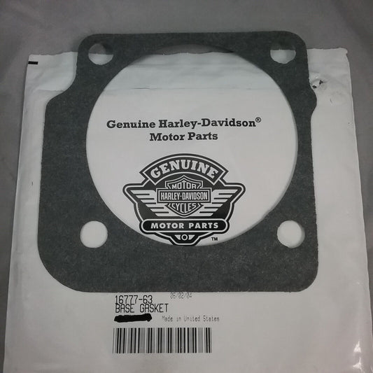 QTY 2 NEW HARLEY DAVIDSON 16777-63 REAR CYLINDER BASE GASKET FL,FLH 1963-65