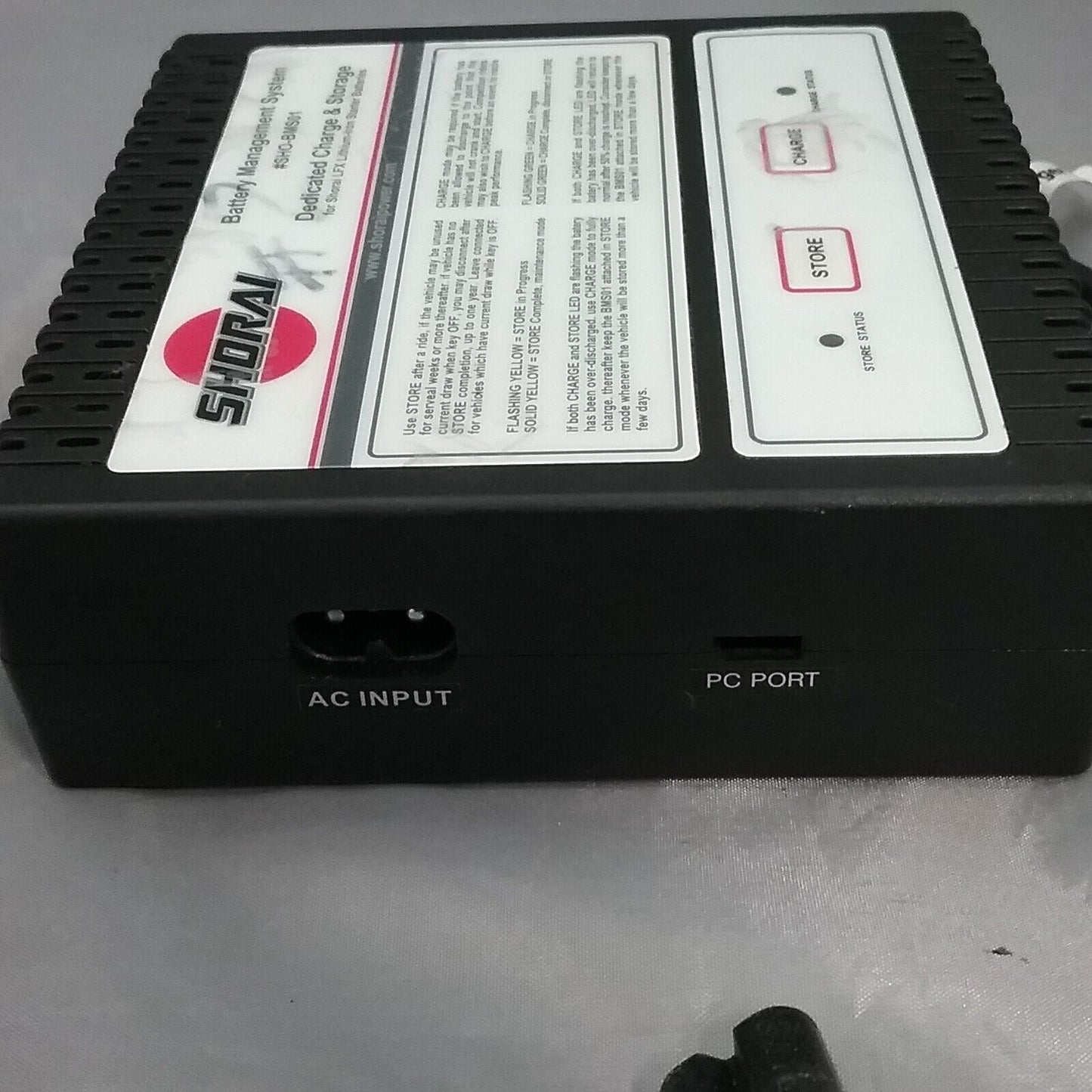 SHORAI SHO-BMS01 LITHIUM-IRON BATTERY CHARGER