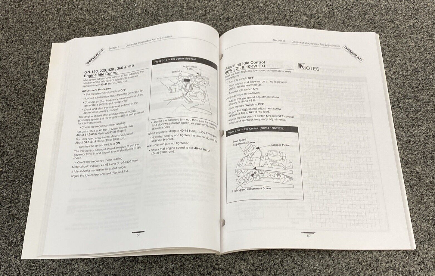 GENERAC 86262 PORTABLE GENERATORS FAMILIARIZATION & TROUBLESHOOTING GUIDE