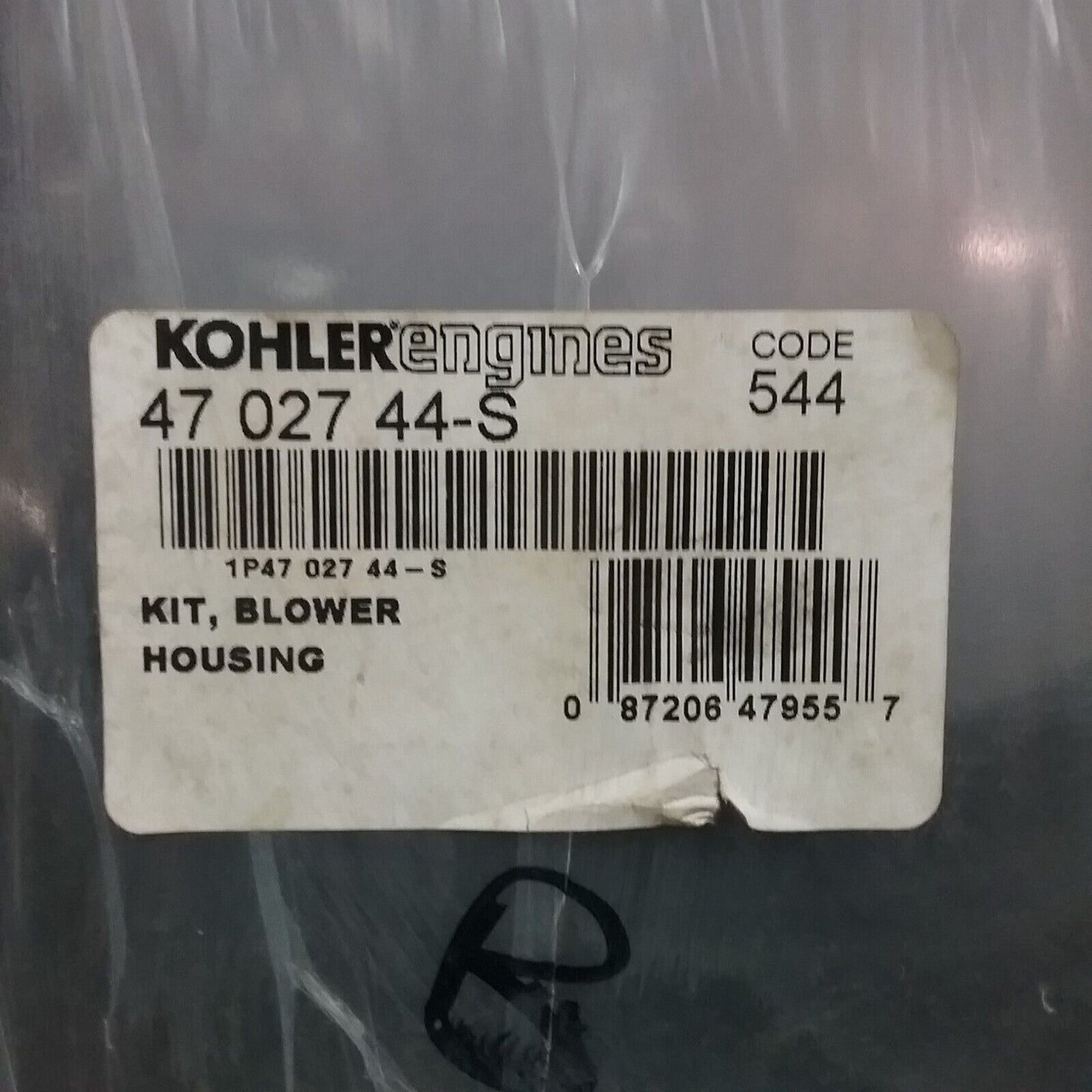 NEW KOHLER 47 027 44-S BLOWER HOUSING KIT