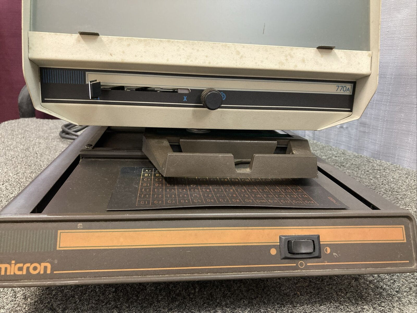 MICRON 770A MICROFICHE READER