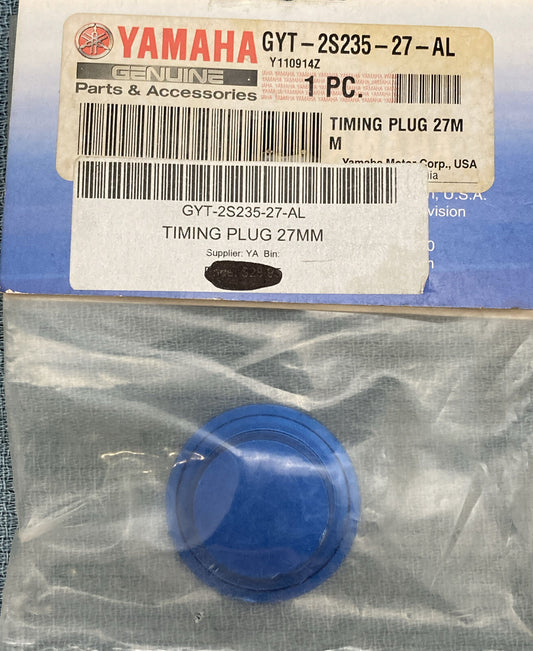 NEW GENIUNE YAMAHA GYT-2S235-27-AL Timing Plug 27MM